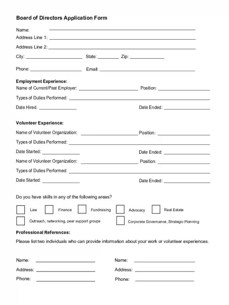 volunteer forms for nonprofit organizations pdf Preview on Page 1