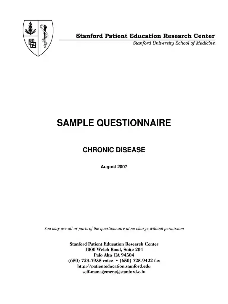 example of questionnaire in research Preview on Page 1