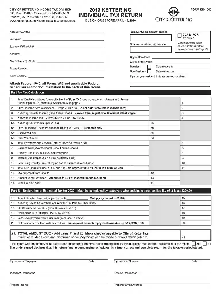 kettering taxes online Preview on Page 1