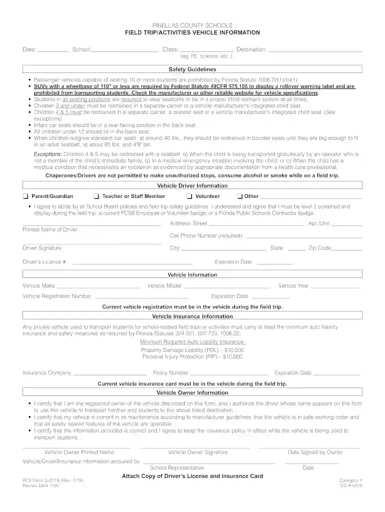 PCS Form 3-2719 Preview on Page 1