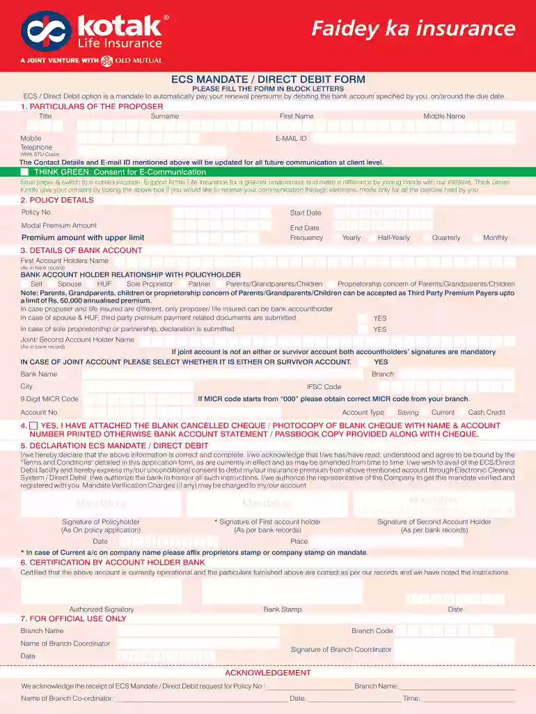 bank ka form Preview on Page 1