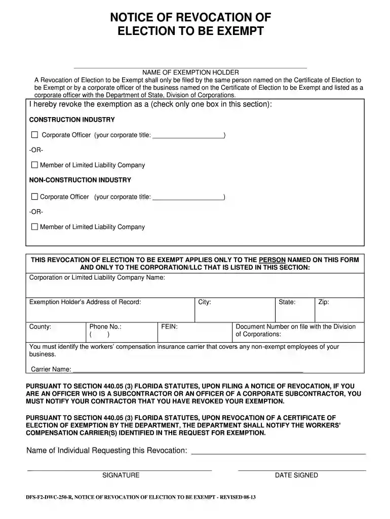 fl dwc exempt get Preview on Page 1