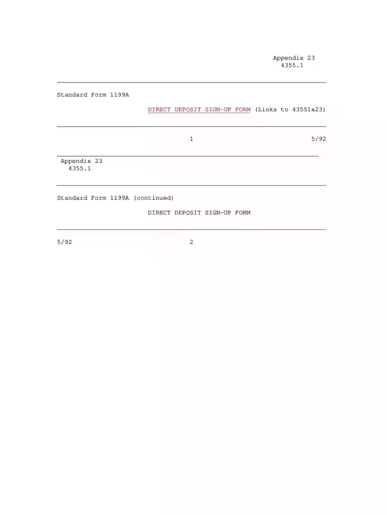 Appendix 23 4355.1 Standard Form 1199A DIRECT ... - HUD - hud Preview on Page 1