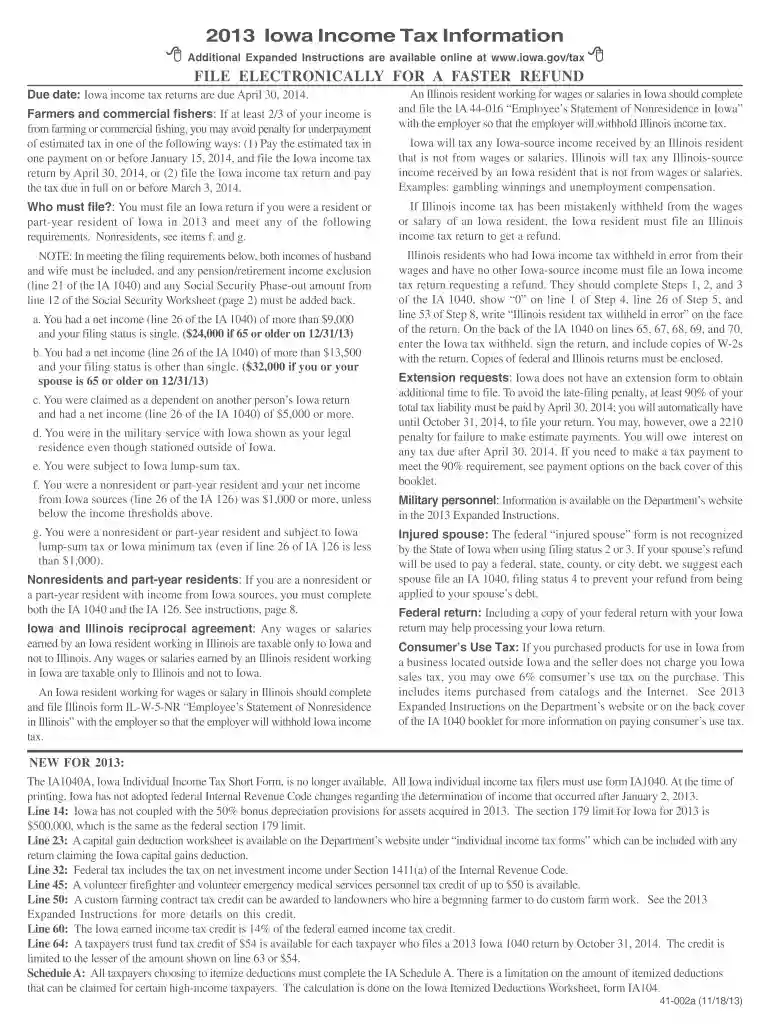 2013 ia Preview on Page 1