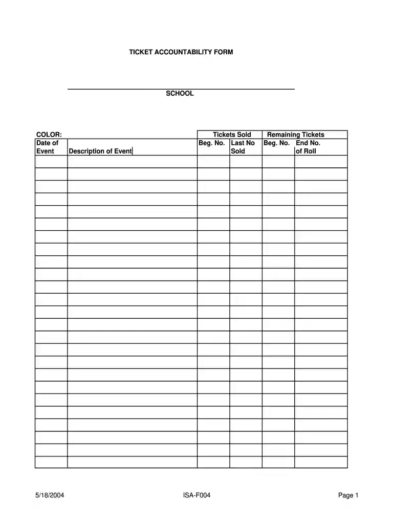 accountability form Preview on Page 1