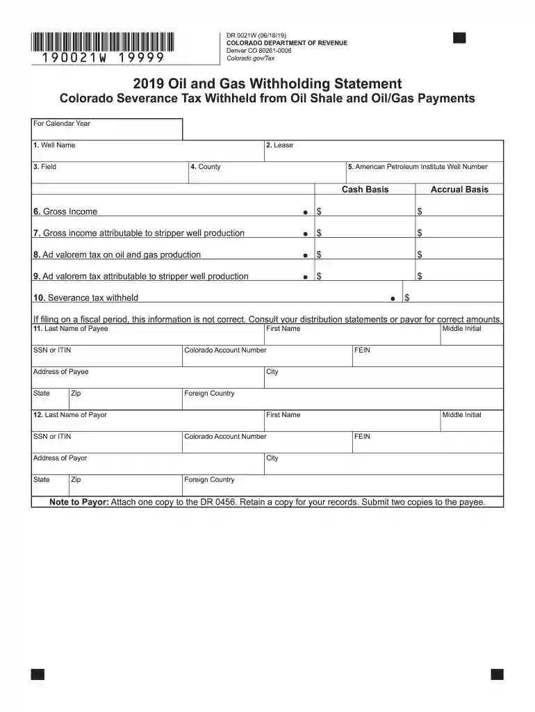 colorado withholding form Preview on Page 1