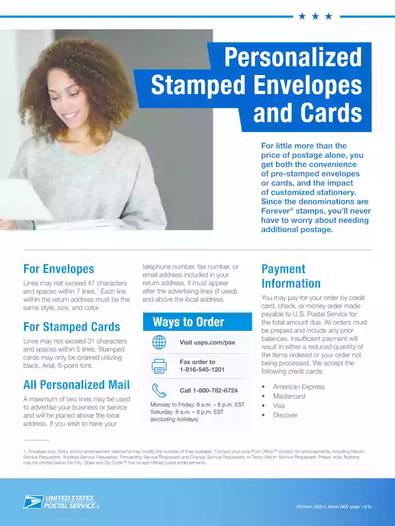 stamp fulfillment services order form 2024 Preview on Page 1
