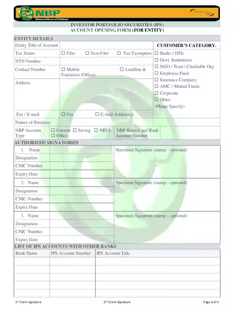 ips account opening Preview on Page 1