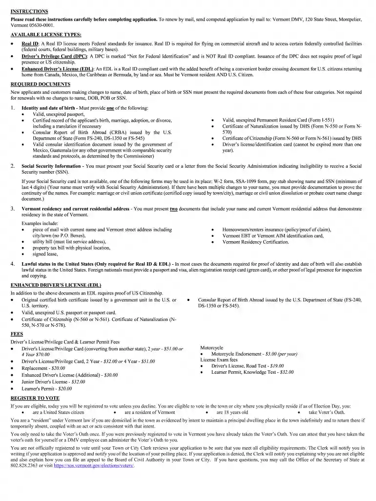 you should go through the instructions carefully before you fill in the form Preview on Page 1