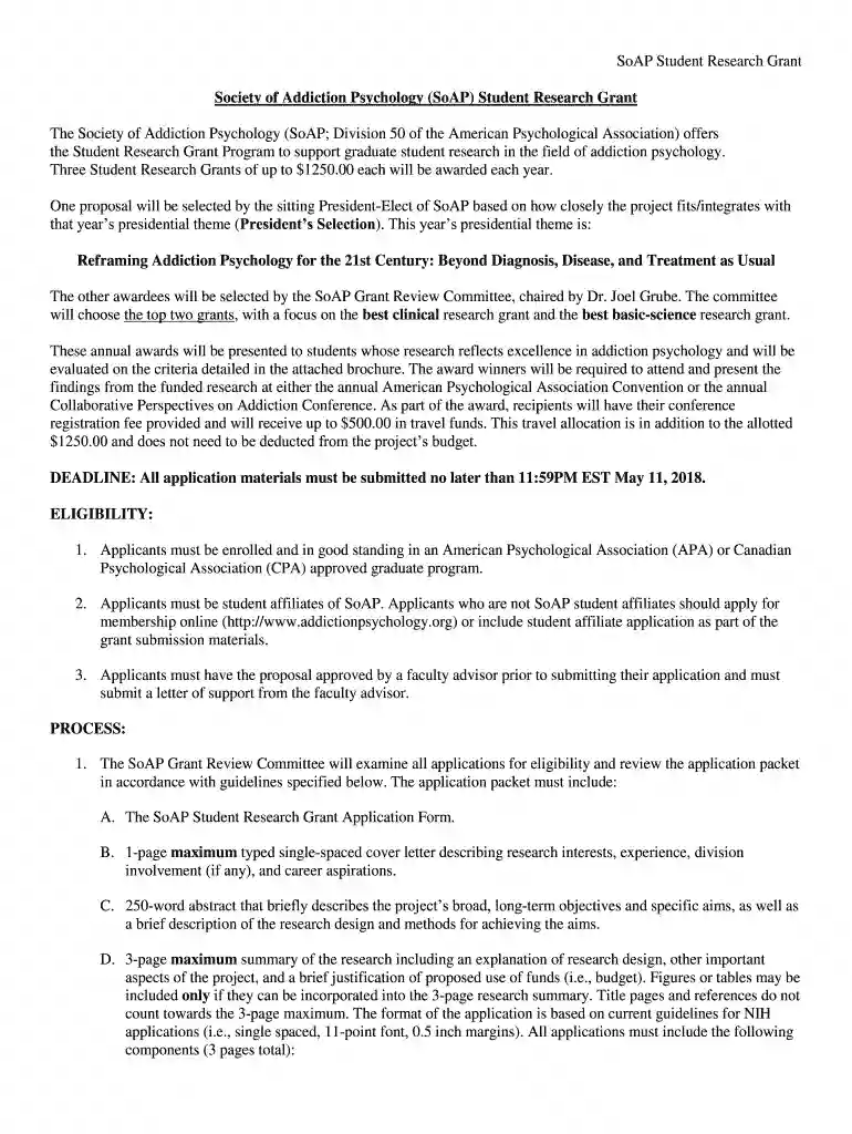 soap grant Preview on Page 1
