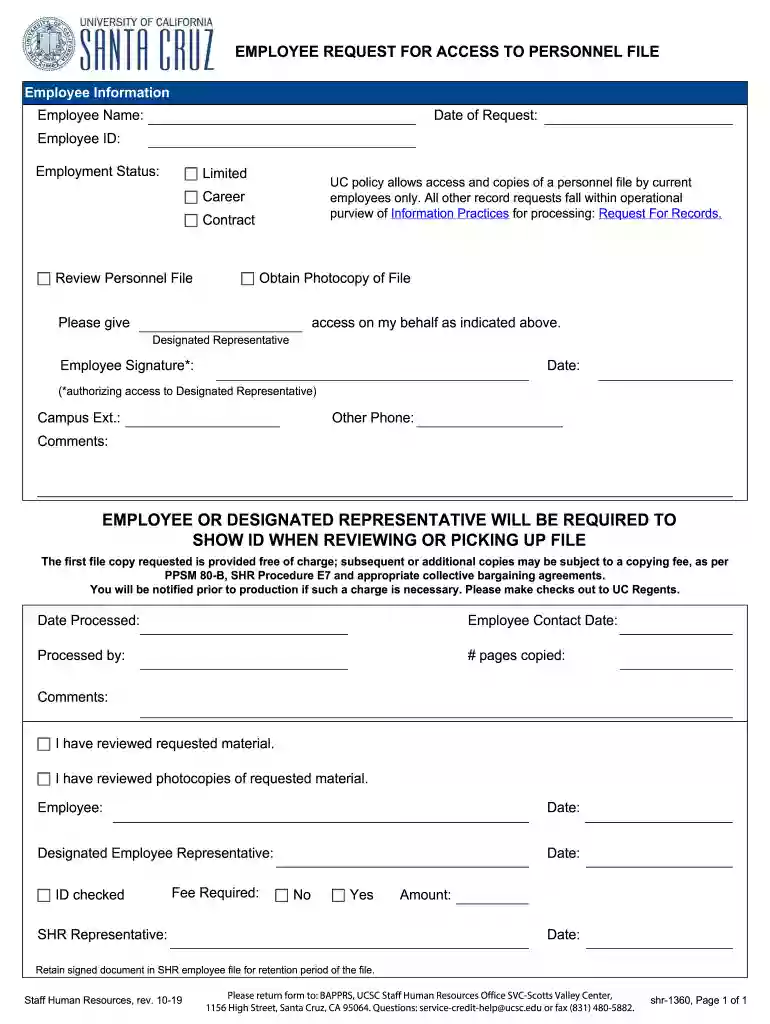 employee or designated representative will be required to Preview on Page 1