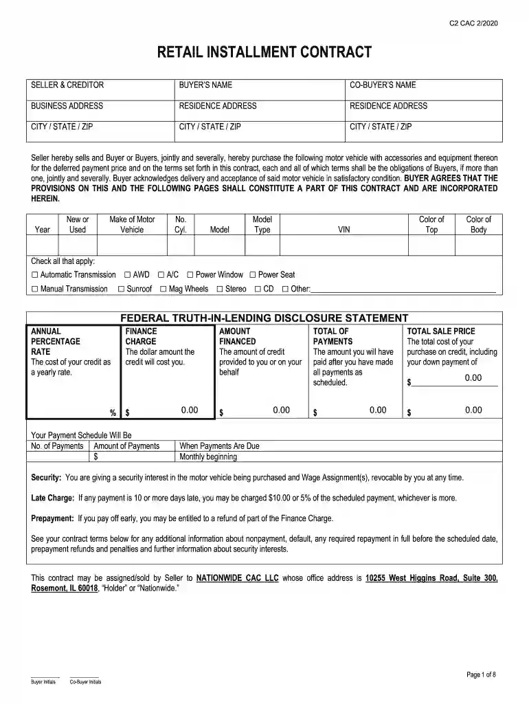 for the deferred payment price and on the terms set forth in this contract, each and all of which te Preview on Page 1