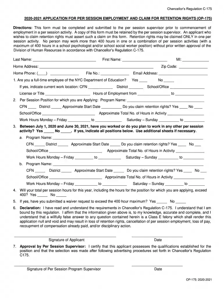 op 175 form 2023 pdf Preview on Page 1