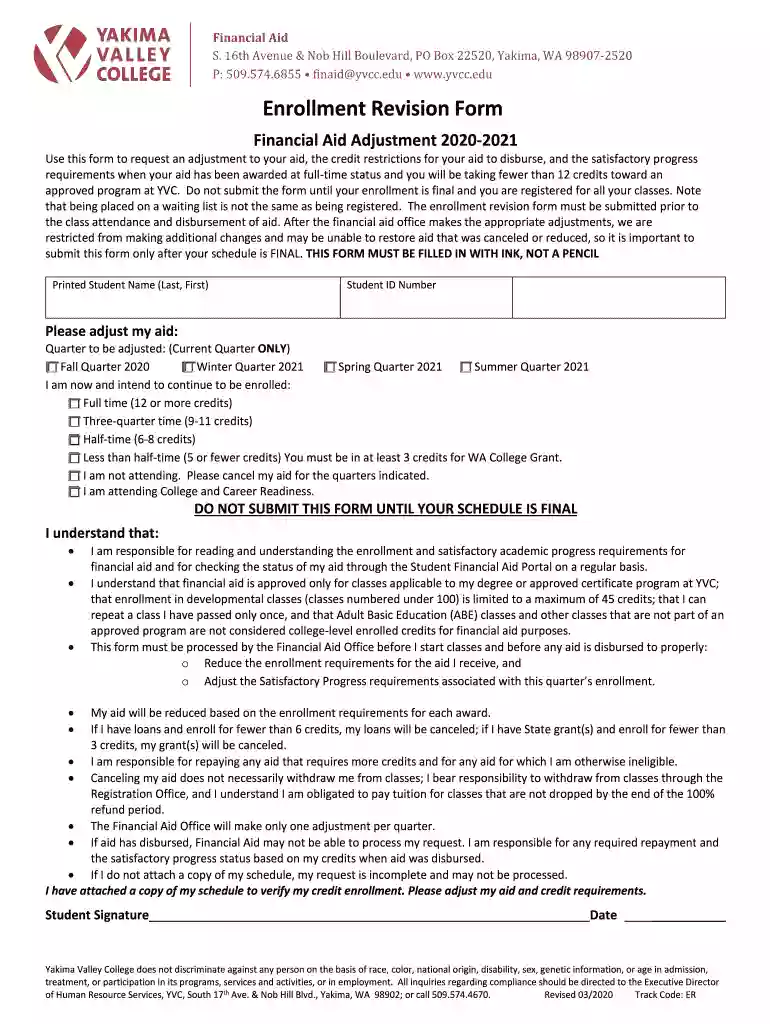 revision form Preview on Page 1