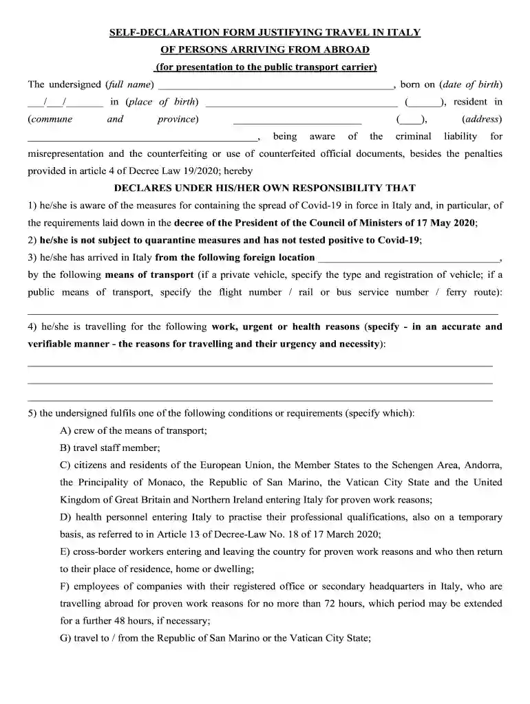 2020 it self declaration justifying download Preview on Page 1