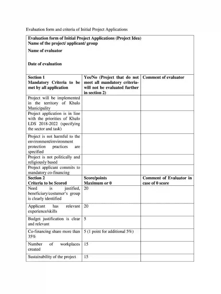 Project Evaluation Template - 7+ Free Word,PDF Documents Project Evaluation Planning: The General Gu Preview on Page 1