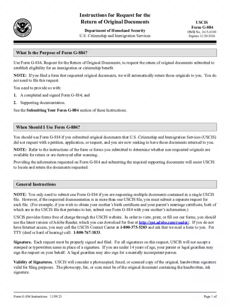 g884 form pdf Preview on Page 1