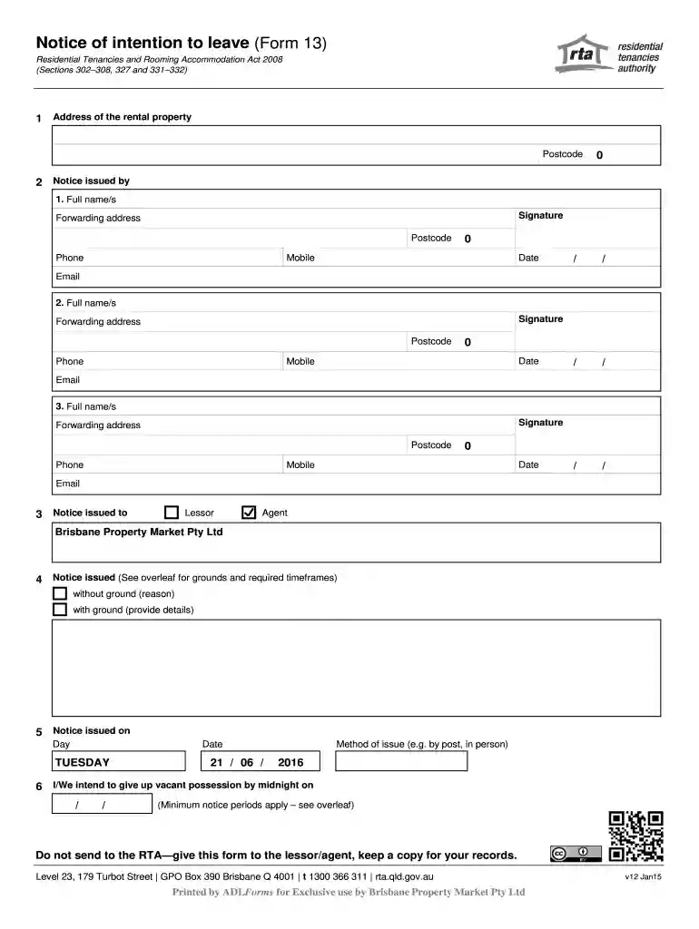 form 13 Preview on Page 1