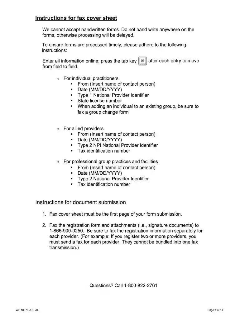 provider practitioner form Preview on Page 1