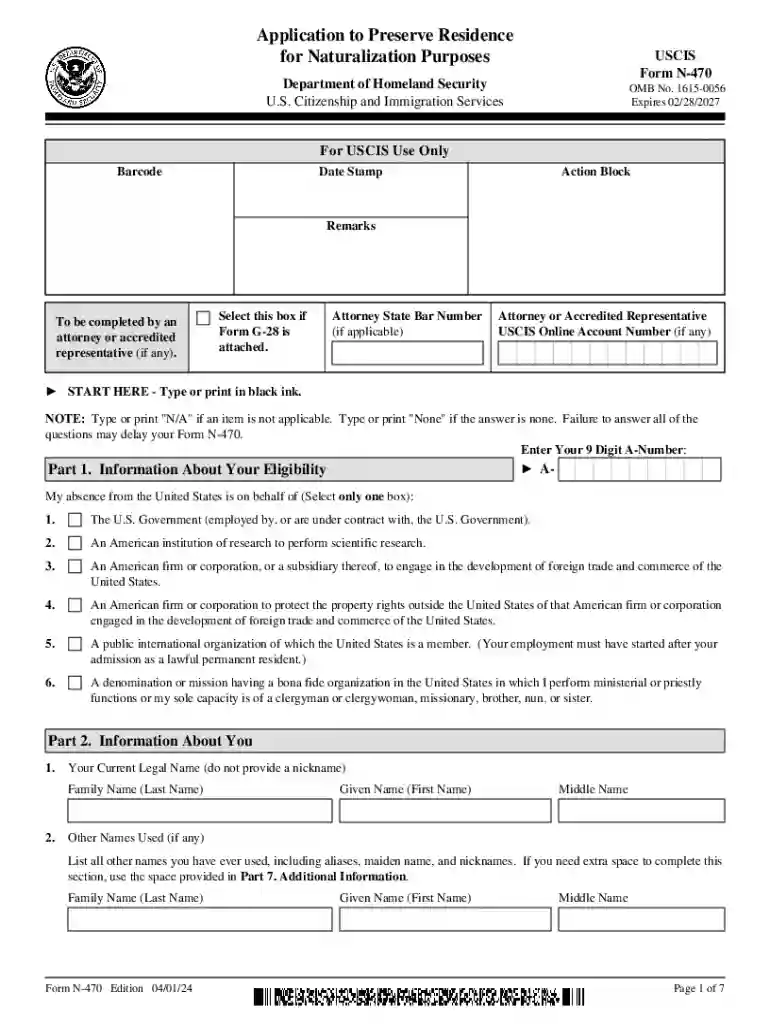 n 470 application Preview on Page 1