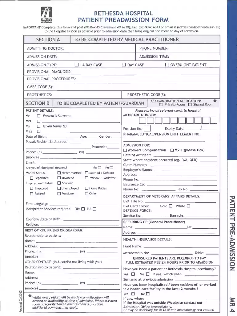 bethesda hospital admissions Preview on Page 1