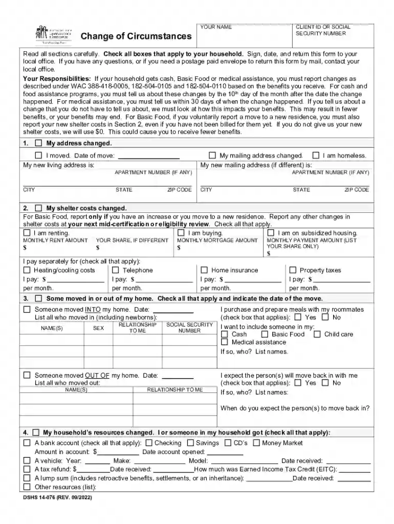 circumstances form template Preview on Page 1
