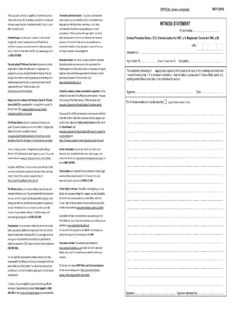 mg11 form download word Preview on Page 1