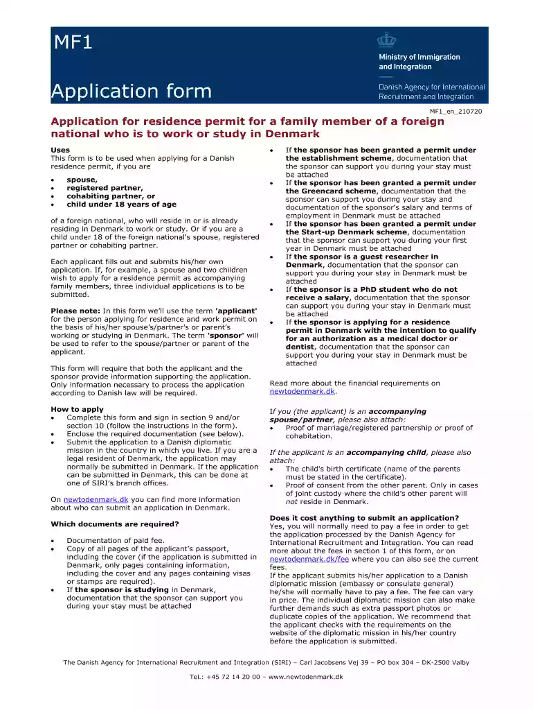 mf1 form denmark Preview on Page 1