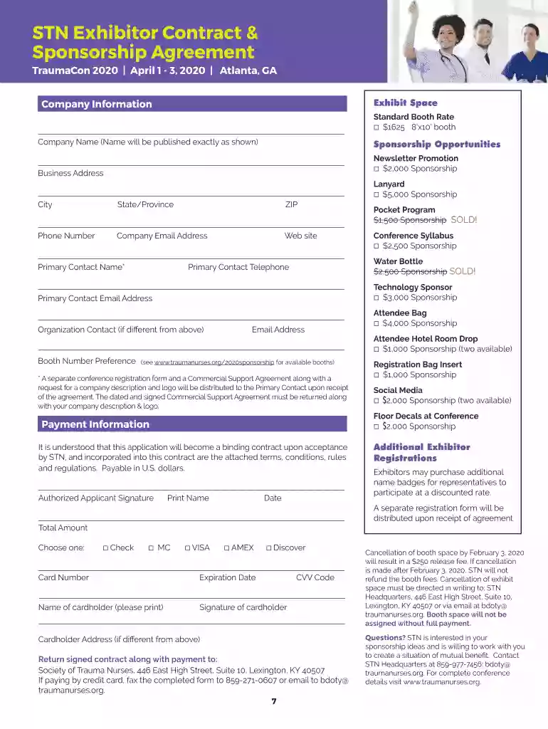 exhibitor prospectus - Society of Trauma Nurses Preview on Page 1