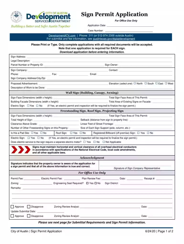 Managed Growth Agreement Application - AustinTexas Preview on Page 1