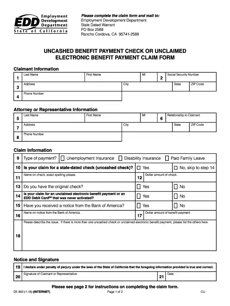 check unclaimed Preview on Page 1