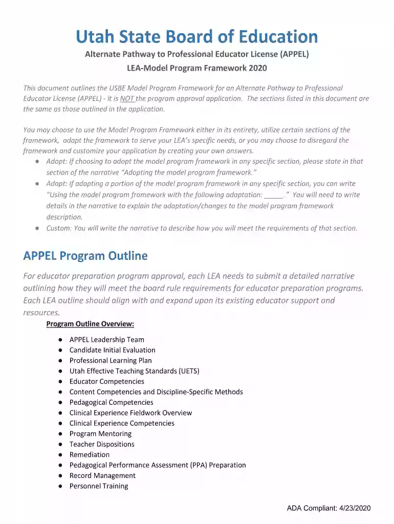 utah state board education Preview on Page 1