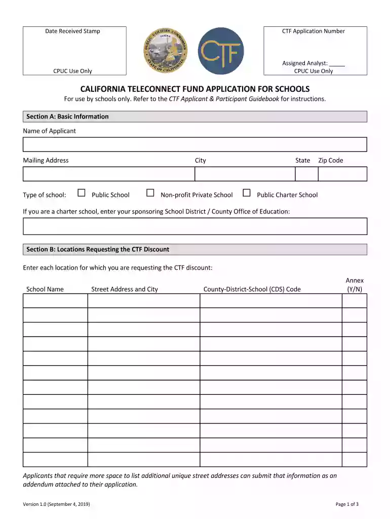 CALIFORNIA TELECONNECT FUND Preview on Page 1