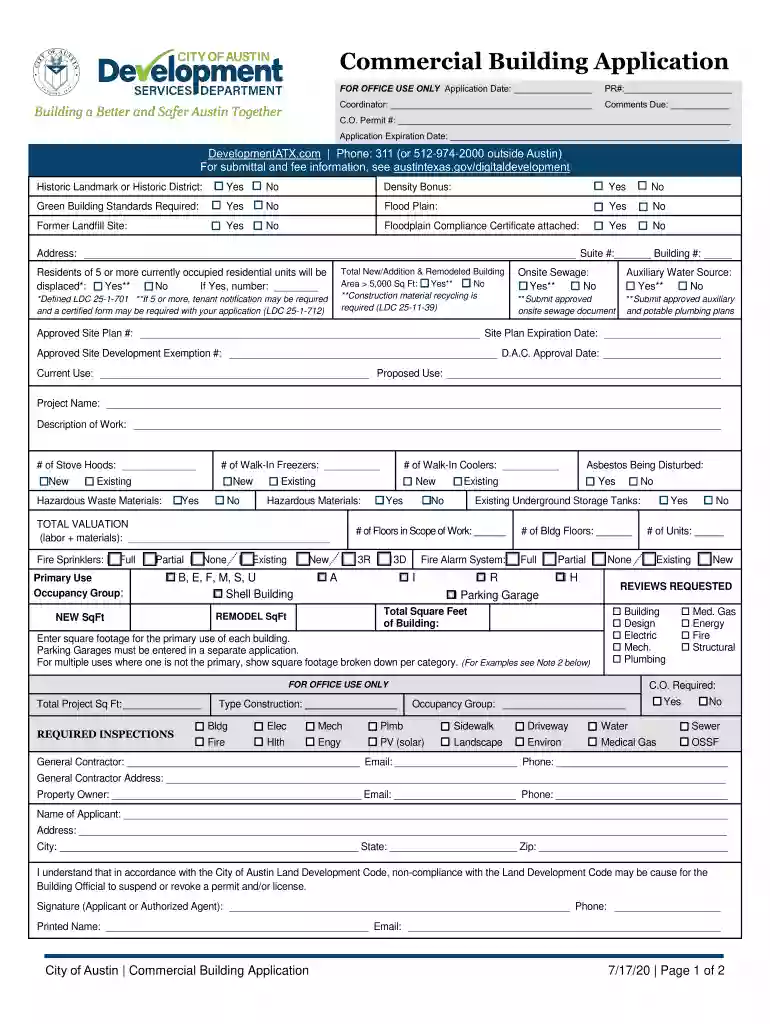 FOR OFFICE USE ONLY Application Date: Preview on Page 1