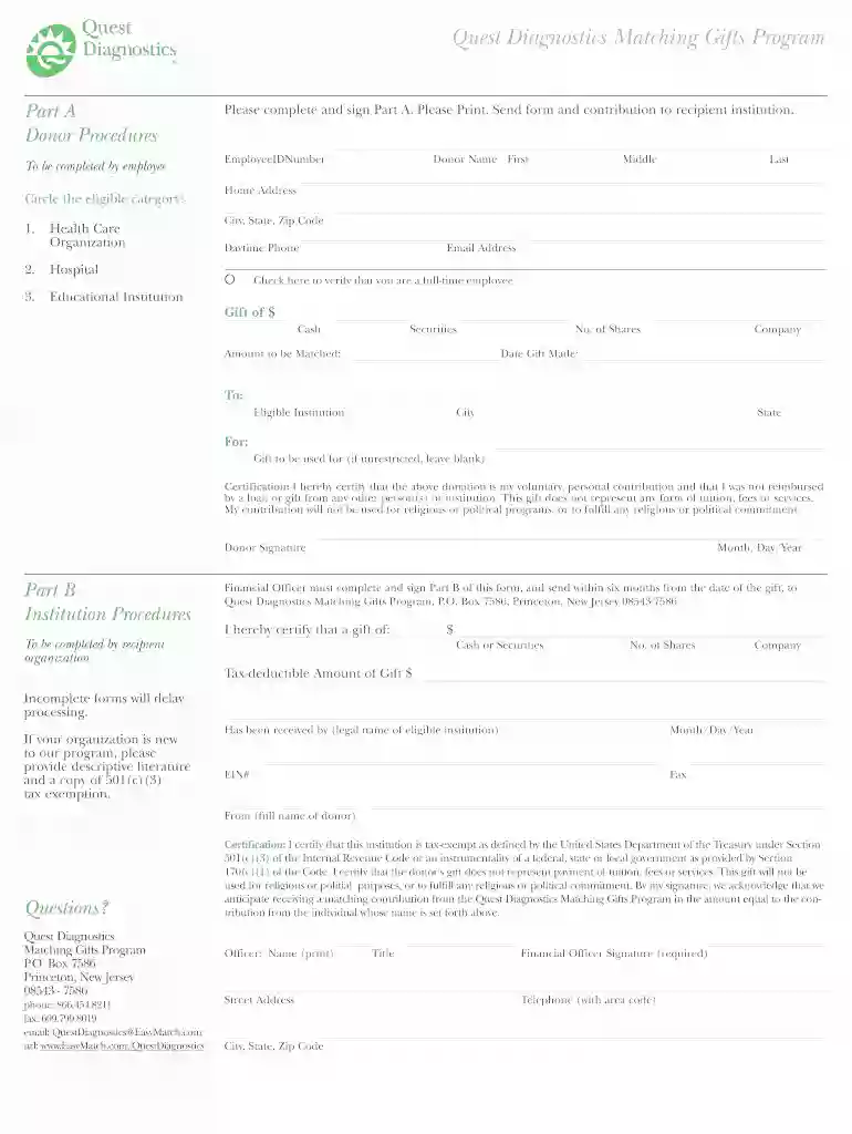 quest diagnostics w2 Preview on Page 1