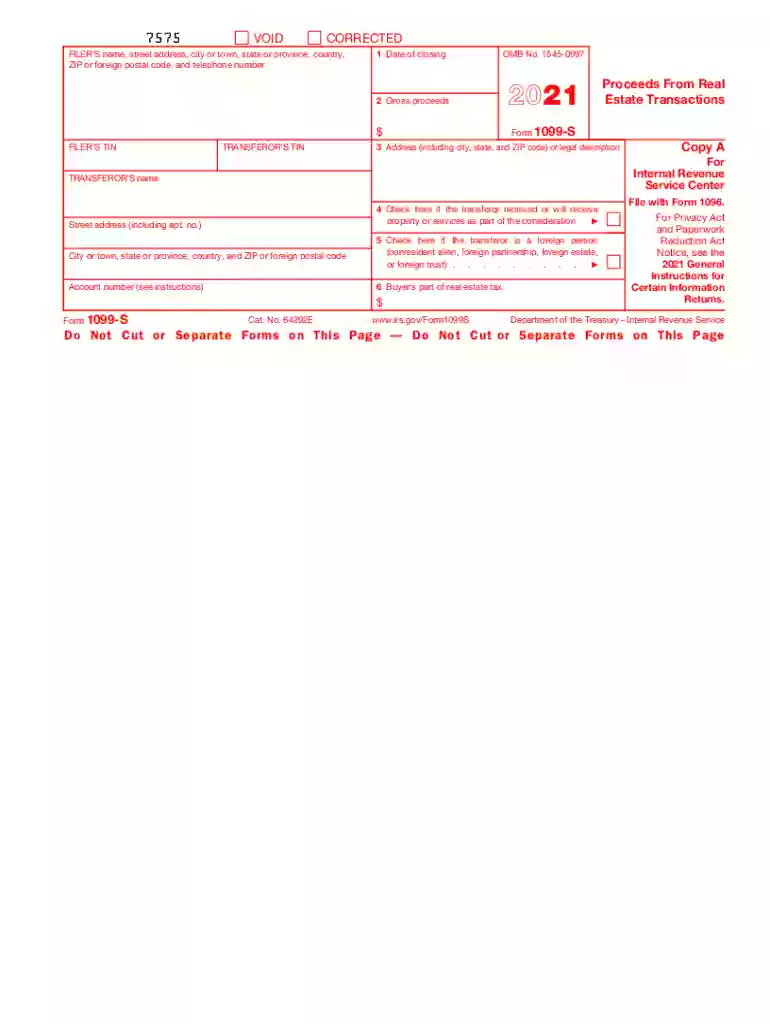 1099s 2021 form Preview on Page 1