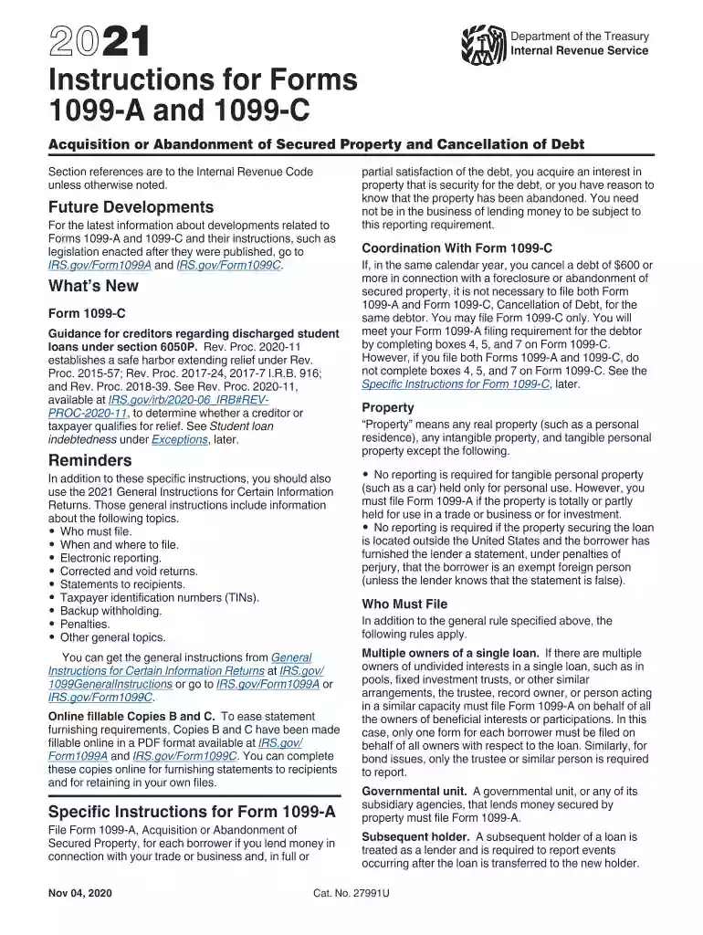 1099c Preview on Page 1
