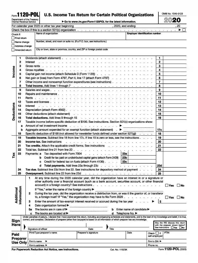 1120 tax return Preview on Page 1