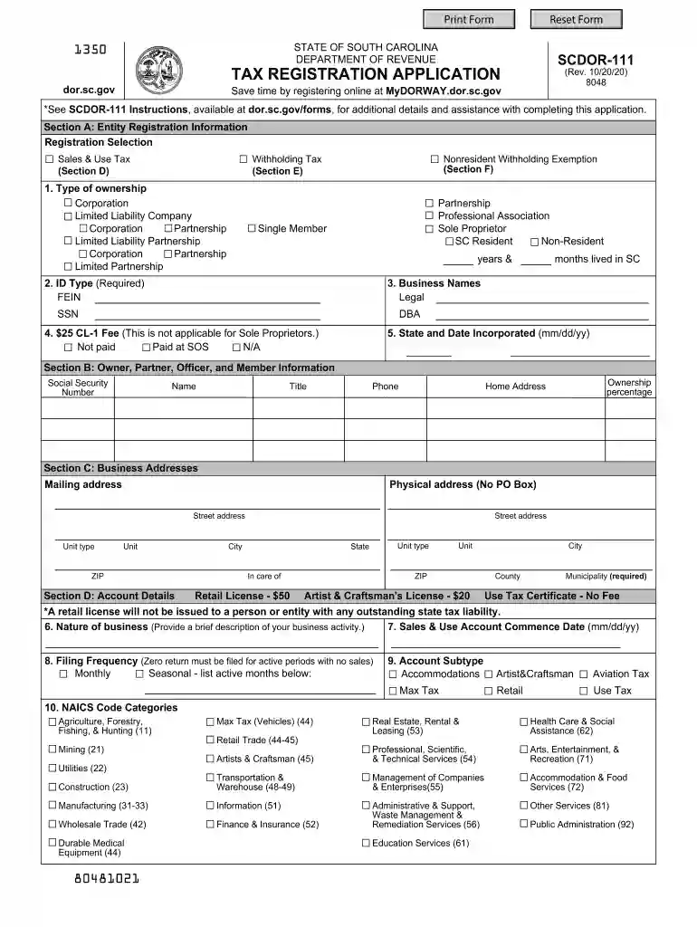 south carolina state tax withholding form Preview on Page 1