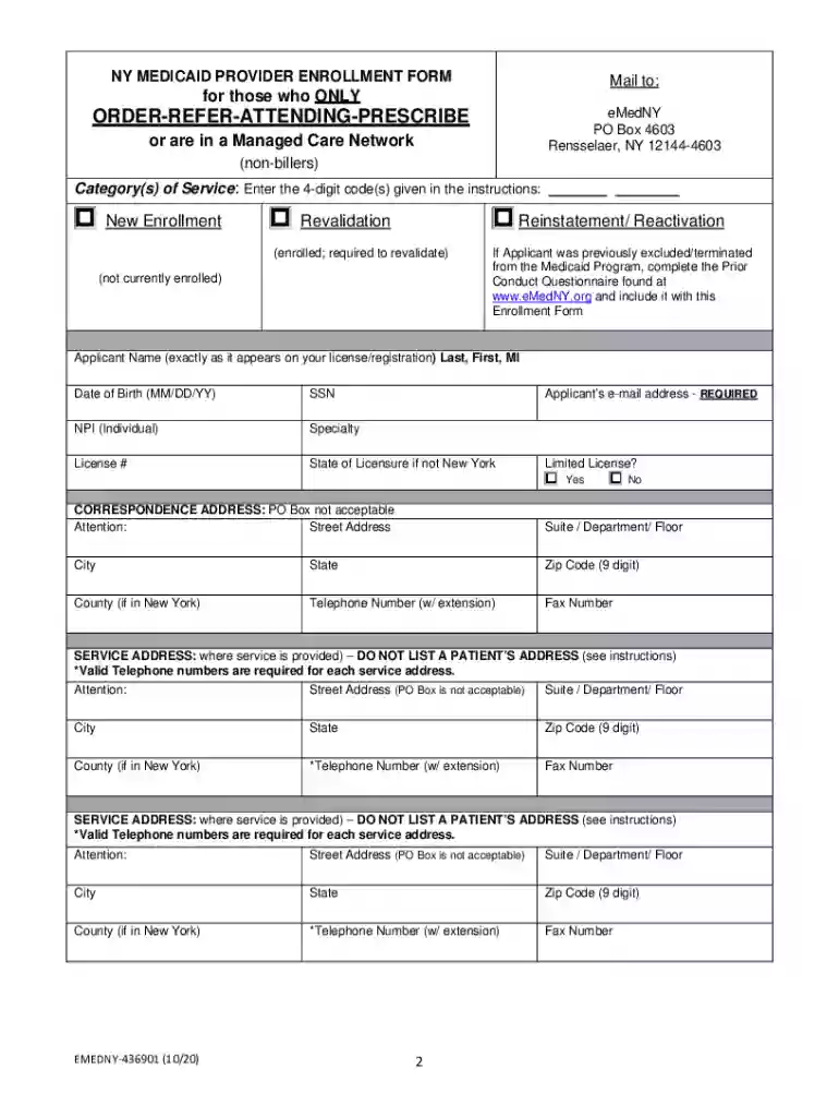 ny medicaid form Preview on Page 1