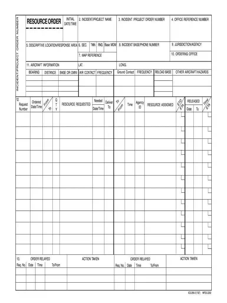 resource order Preview on Page 1