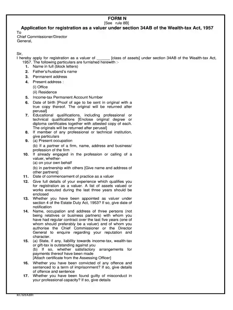 form n wealth tax Preview on Page 1