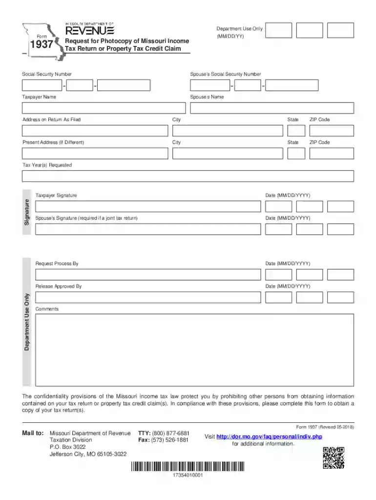 form 1937 missouri Preview on Page 1