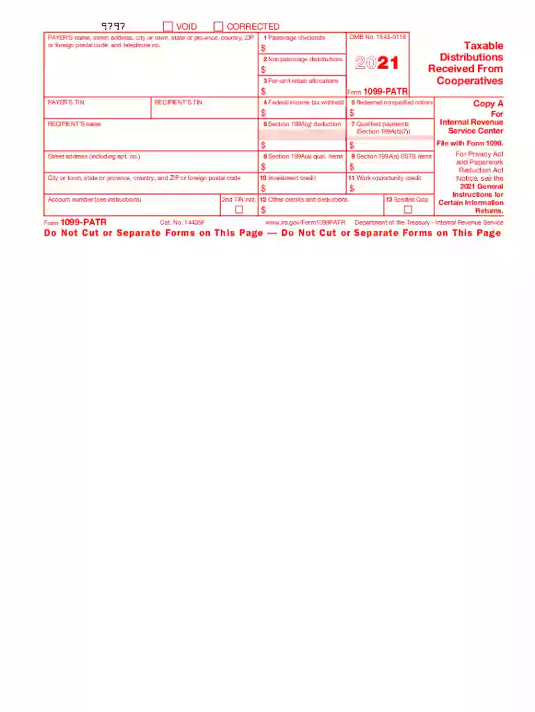 2021 irs 1099 form Preview on Page 1