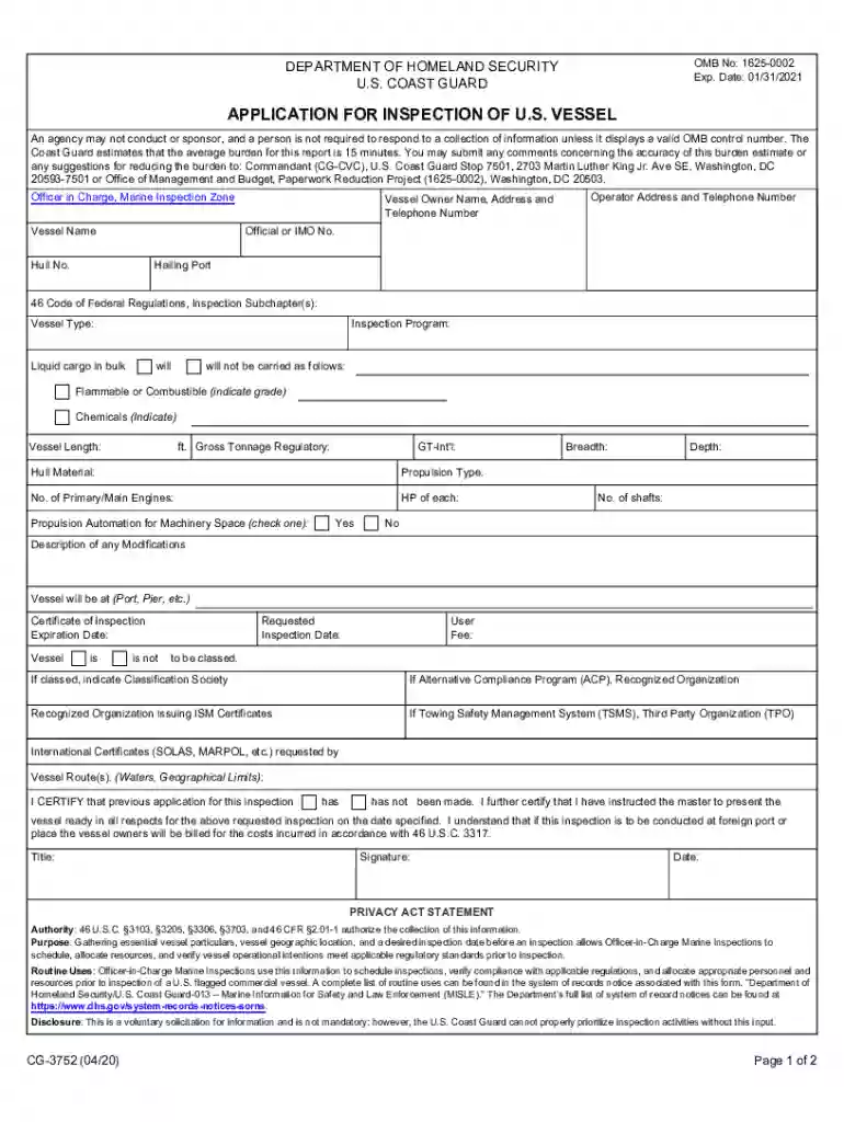 CVC-WI-027 - USCG Office of Commercial Vessel ... Preview on Page 1