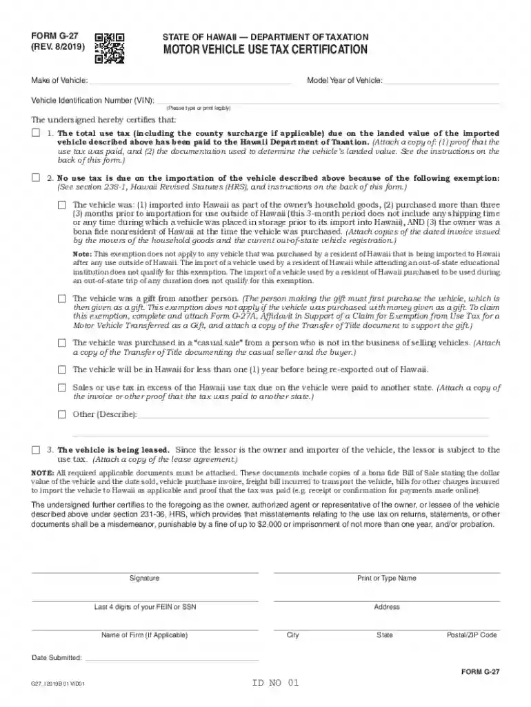 g27form Preview on Page 1