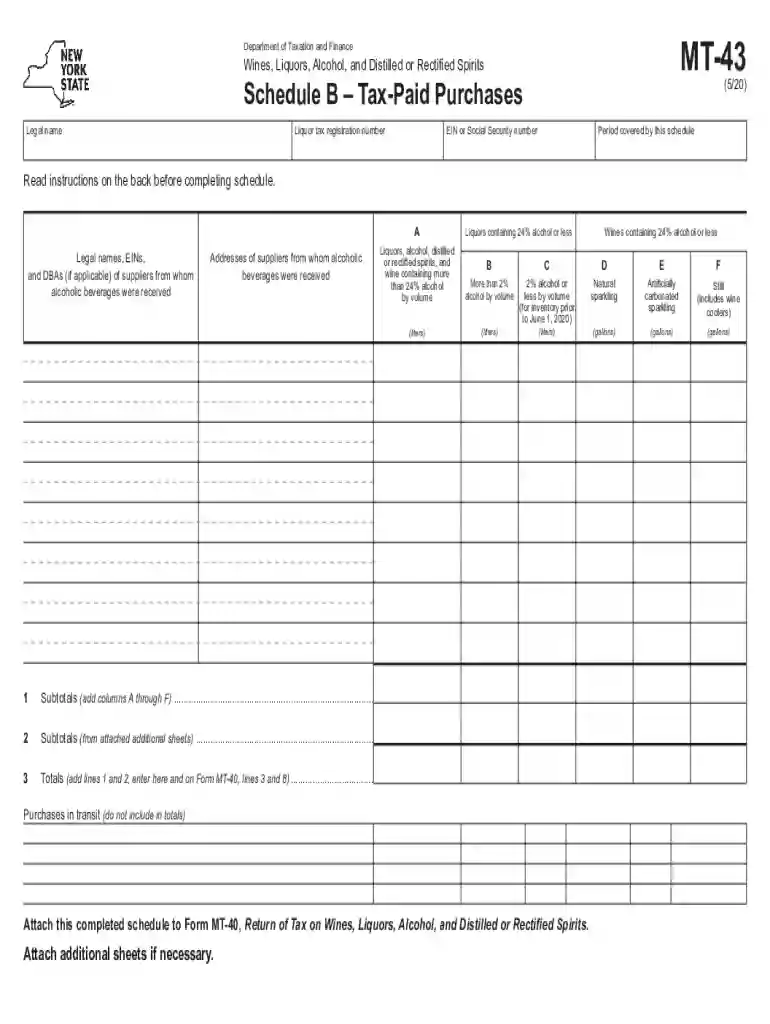 schedule b tax form Preview on Page 1
