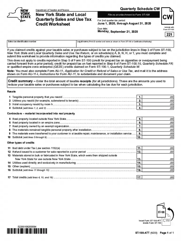 form st100 Preview on Page 1