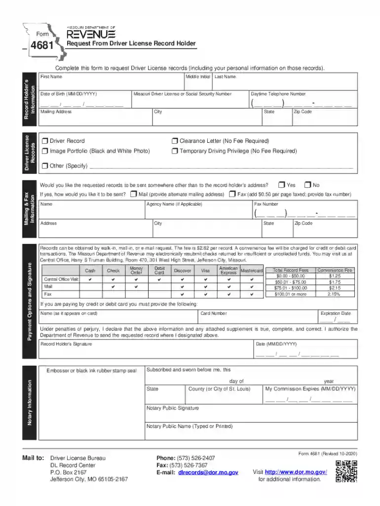 motor vehicle report missouri Preview on Page 1