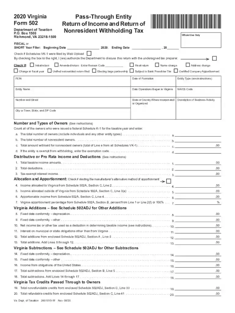 va 502 instructions Preview on Page 1